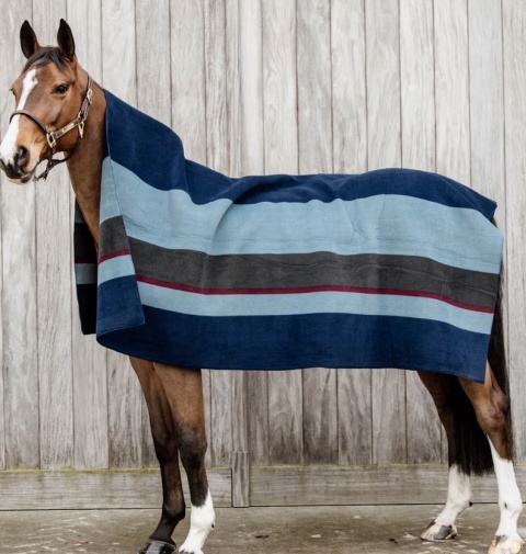 Osuszająca derka Kentucky Heavy Fleece Rug Square Stripes