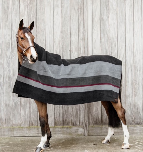 Osuszająca derka Kentucky Heavy Fleece Rug Square Stripes