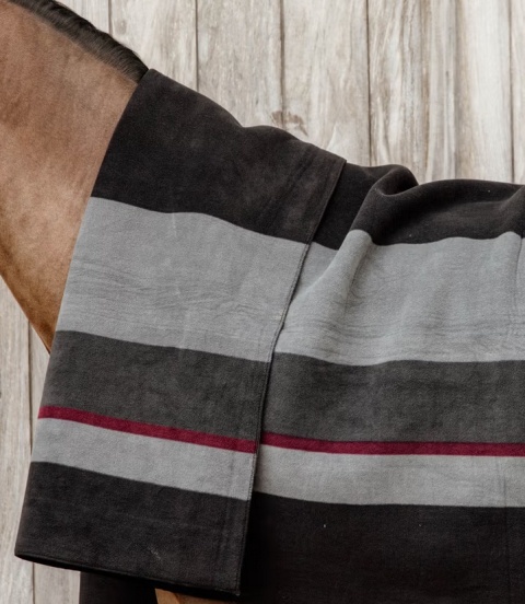 Osuszająca derka Kentucky Heavy Fleece Rug Square Stripes