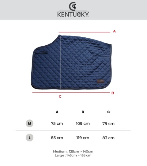 Półderka do jazdy Kentucky Quater Rug Heavy Fleece