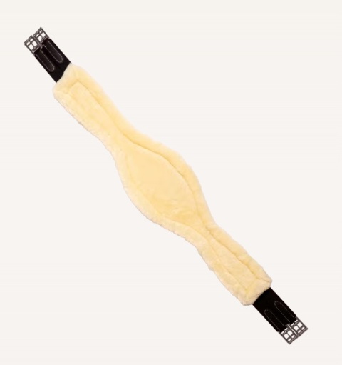 Anatomiczny popręg Kentucky z futrem