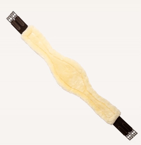 Anatomiczny popręg Kentucky z futrem