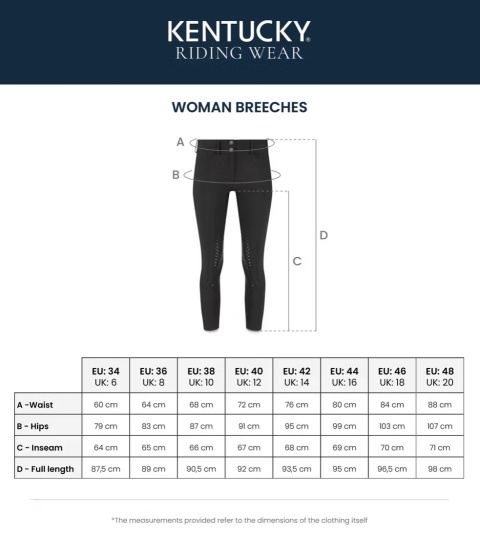 Damskie legginsy Kentucky Classic z pełnym lejem