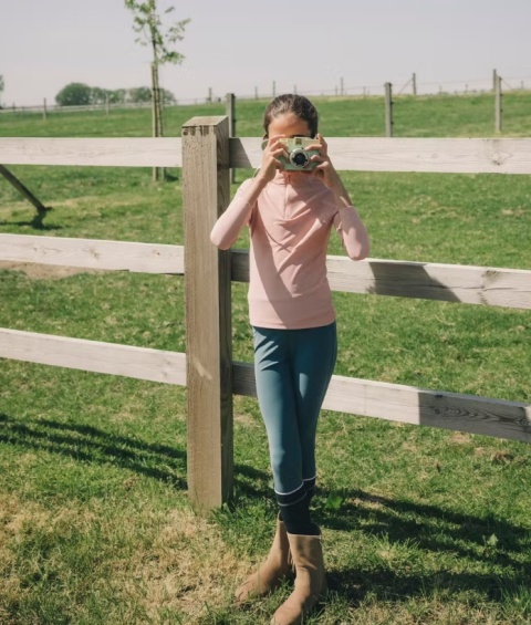 Dziewczęce bryczesy Kentucky Miami City z lejem kolanowym