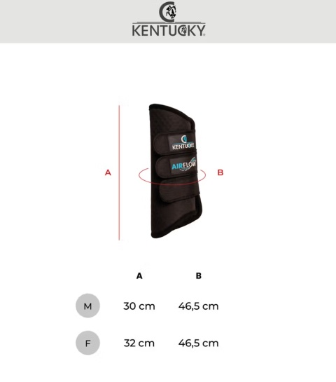 Ochraniacze Kentucky Eventing Boots 3D Air Flow Skin Friendly tyły