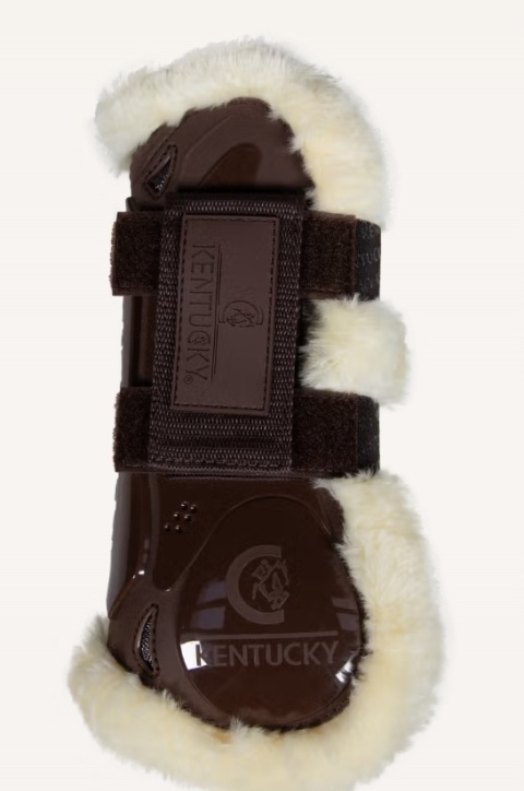 Ochraniacze Kentucky Vegan Sheepskin Tendon Velcro