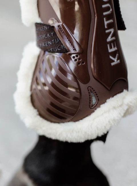 Ochraniacze Kentucky Vegan Sheepskin Tendon Velcro
