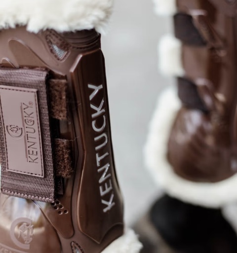 Ochraniacze Kentucky Vegan Sheepskin Tendon Velcro