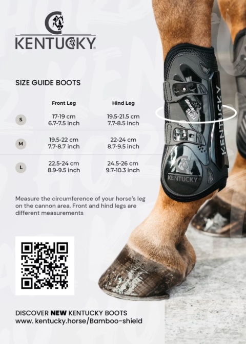 Ochraniacze Kentucky Vegan Sheepskin Tendon Velcro