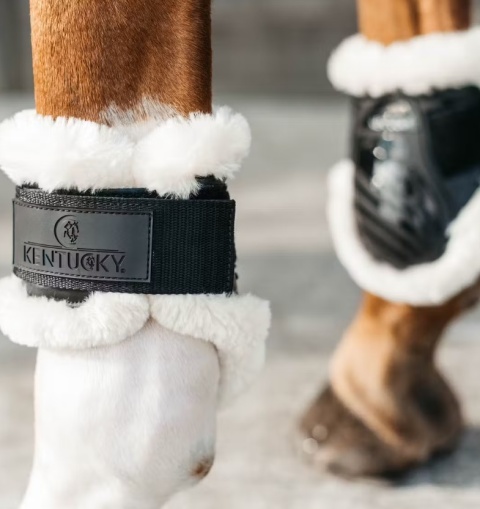Ochraniacze Kentucky Vegan Sheepskin Young Horse Fetlock tyły