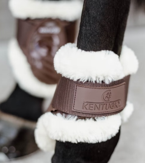 Ochraniacze Kentucky Vegan Sheepskin Young Horse Fetlock tyły