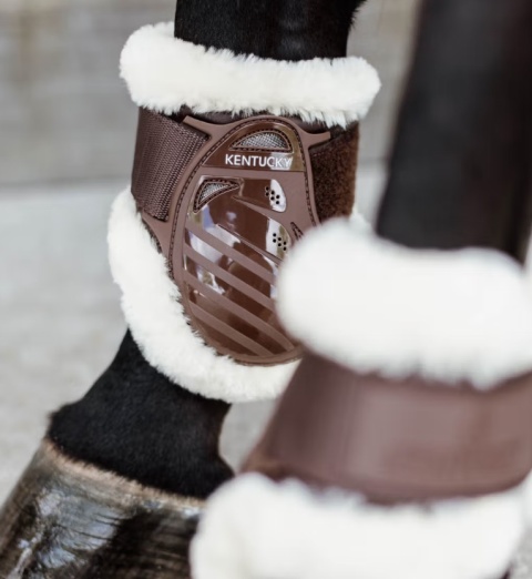 Ochraniacze Kentucky Vegan Sheepskin Young Horse Fetlock tyły