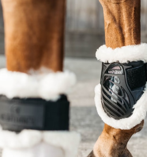 Ochraniacze Kentucky Vegan Sheepskin Young Horse Fetlock tyły