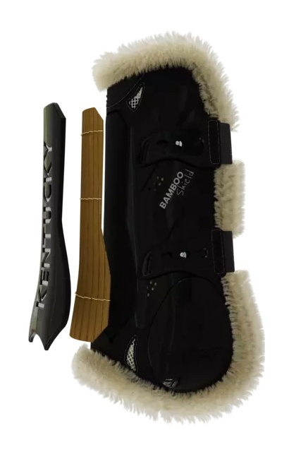 Ochraniacze na przednie nogi Kentucky Bamboo Vegan Sheepskin Tendon Boots Elastic