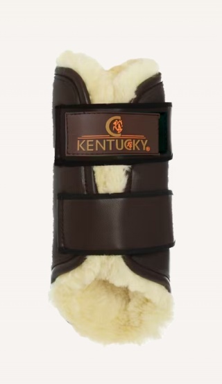 Ochraniacze skórzane Kentucky Turnout Brushing przody