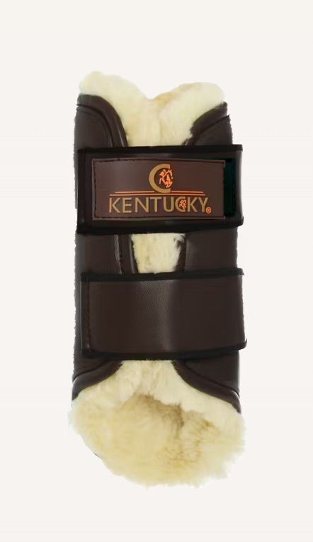Ochraniacze skórzane Kentucky Turnout Brushing przody
