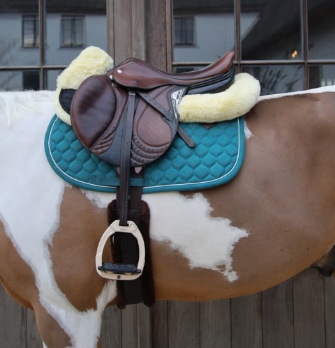 Podkładka Kentucky Sheepskin Half Pad Absorb 10mm - naturalna