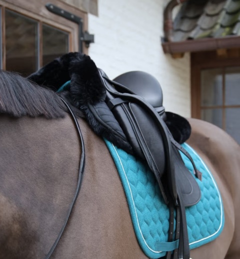 Podkładka Kentucky Sheepskin Half Pad Absorb 10mm - naturalna