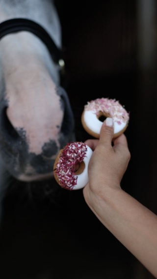 Donuty Candy Horse rózowy i czerwony chaber