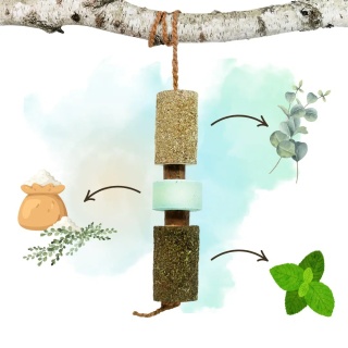 Gryzak dla konia z lizawką solną Candy Horse Breath - Oddech