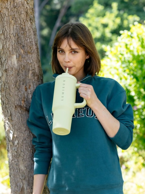 Kubek sportowy LeMieux ze słomką