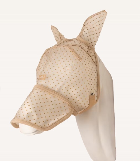 Maska przeciw owadom Kentucky Heart z uszami i ochroną nosa