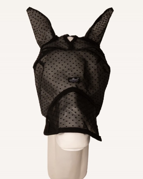 Maska przeciw owadom Kentucky Heart z uszami i ochroną nosa