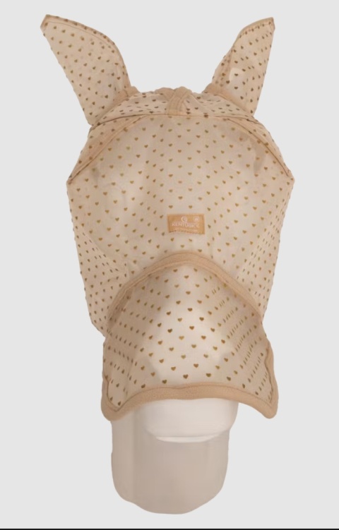 Maska przeciw owadom Kentucky Heart z uszami i ochroną nosa