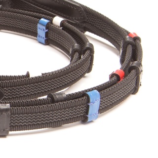 Gumowane wodze Kavalkade Trening - 16mm