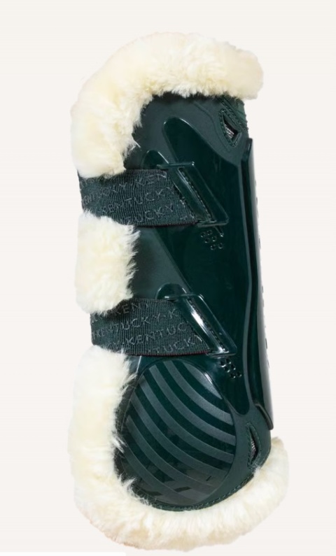 Ochraniacze na przednie nogi Kentucky Bamboo Vegan Sheepskin Tendon Boots Elastic