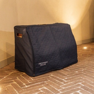 Wodoodpychający pokrowiec na kufer stajenny Grooming Deluxe Show Grooming Box granatowy
