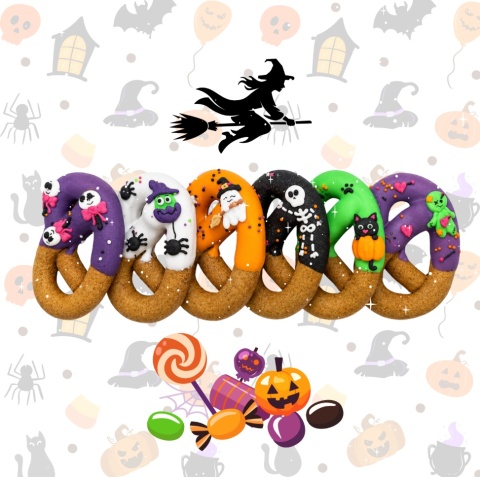 Precle z lukrem Halloweenowe Candy Horse