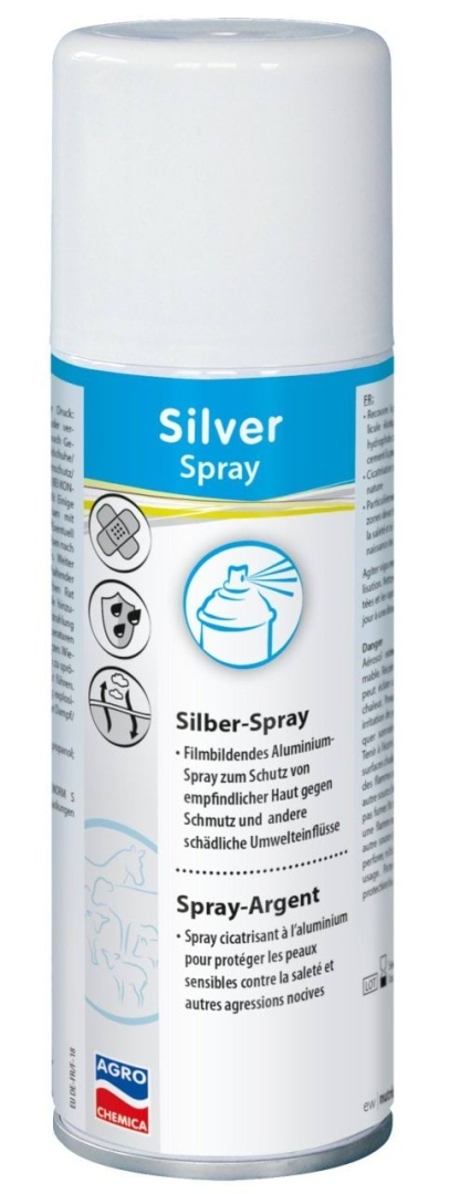 Preparat z aluminium na skórę Agrochemica Silver Spray 200 ml
