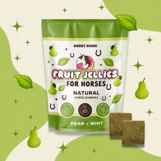 Żelki owocowe Candy Horse - Fruit Jellies gruszka + mięta