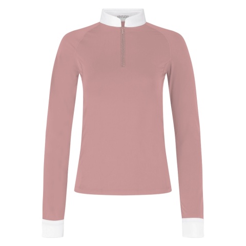 Damska koszula konkursowa Kentucky Show Shirt Women Classic with Glitter Zipper Long Sleeve