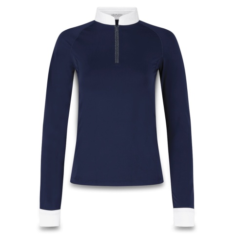 Damska koszula konkursowa Kentucky Show Shirt Women Classic with Glitter Zipper Long Sleeve