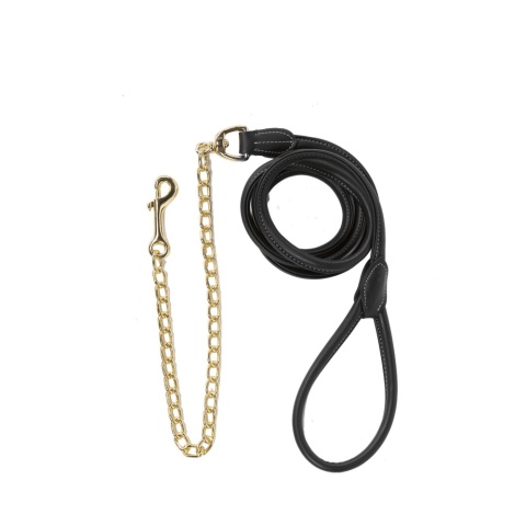 Uwiąz z łańcuchem Kentucky Leather Chain Lead
