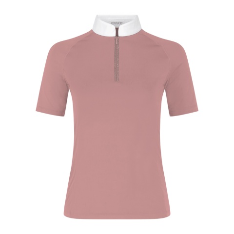 Damska koszulka konkursowa Kentucky Show Shirt Women Classic with Glitter Zipper Short Sleeve