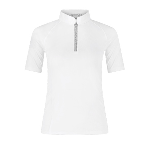 Damska koszulka konkursowa Kentucky Show Shirt Women Classic with Glitter Zipper Short Sleeve