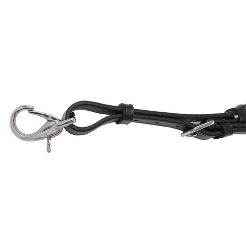 Lonża taśmowa Kavalkade Soft Black 9,5 m