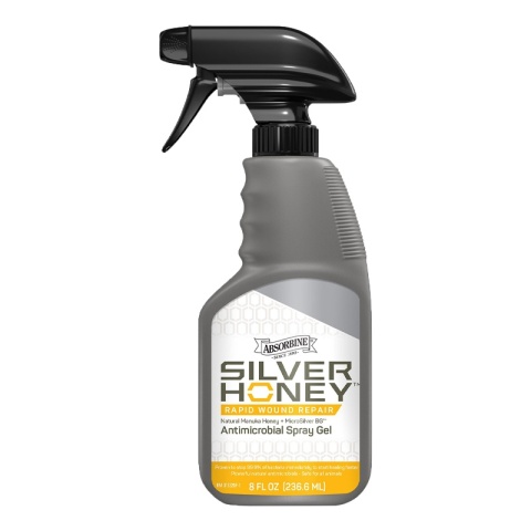 Spray na rany dla koni Absorbine Silver Honey 240 ml