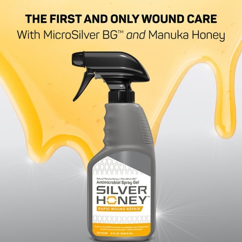 Spray na rany dla koni Absorbine Silver Honey 240 ml