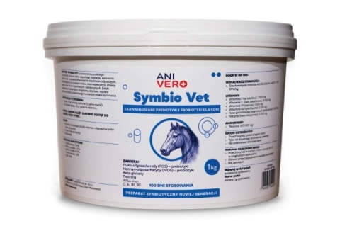 AniVero Symbio Vet 1kg - Probiotyki - Dawka na 100 dni.