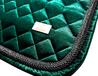 Czaprak Horss Bling Elegance Pad - Emerald - ujeżdżeniowy