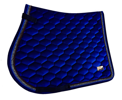 Czaprak wszechstronny Horss Velvet Glam - Reflex blue