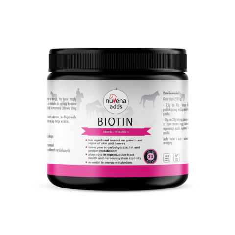 Biotyna dla koni NuVena Biotin 330 g