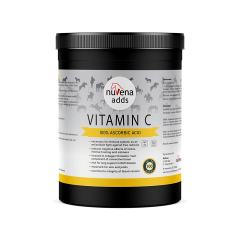 Kwas askorbinowy dla koni NuVena Vitamin C 1 kg