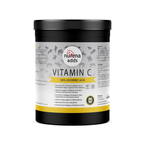 Kwas askorbinowy dla koni NuVena Vitamin C 2 kg