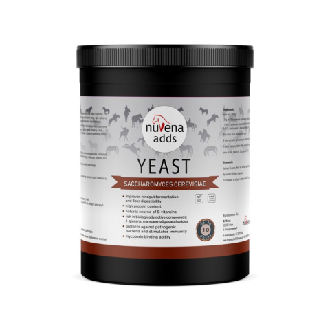 Drożdże Saccharomyces cerevisiae dla koni NuVena Yeast 700 g