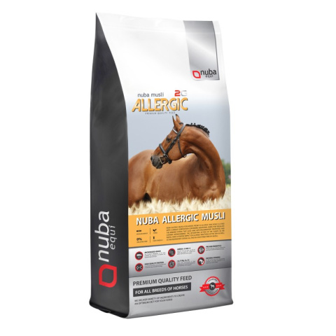 Pasza dla koni z alergiami Nuba Equi Nuba Allergic Musli 2G - worek 20 kg